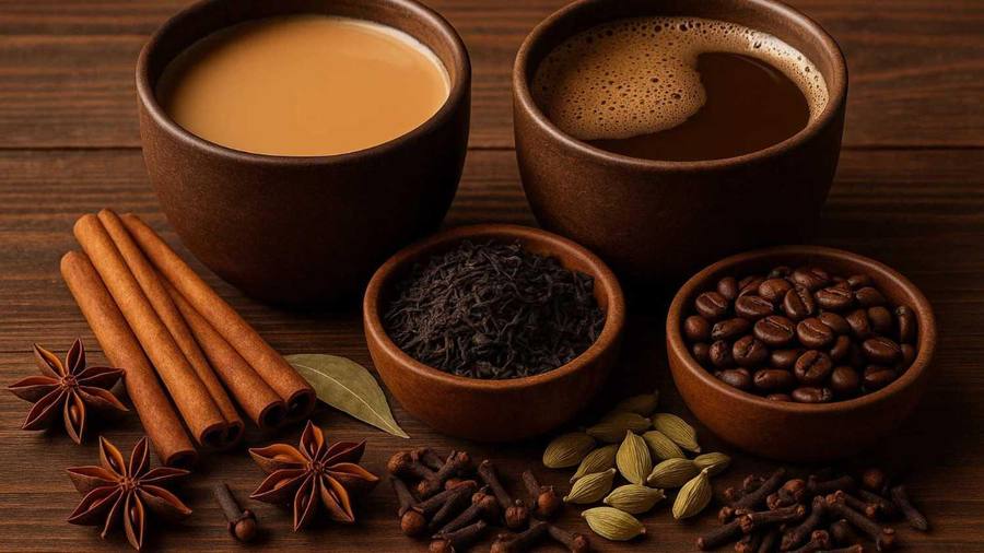 Tea, coffee and spices